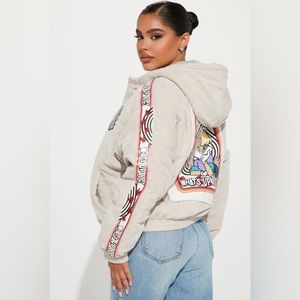 Bugs Bunny Corduroy Puffer Jacket